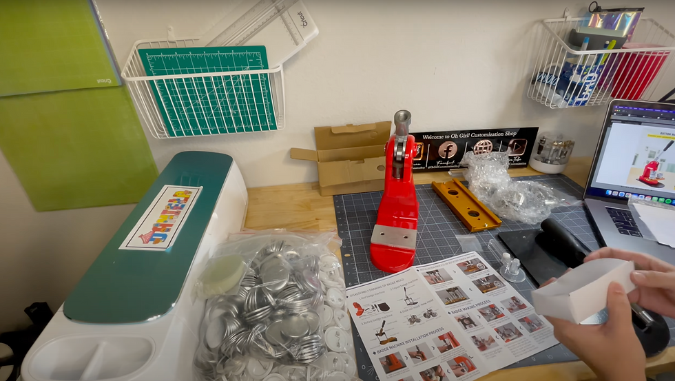 Hagamos Botones Personalizados Con Cricut | VEVOR Button Maker REVIEW