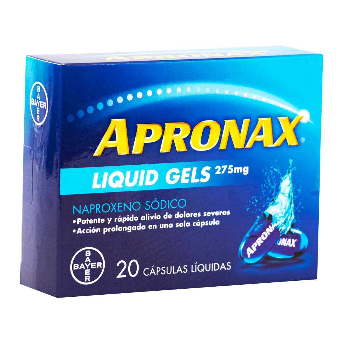 APRONAX 275MG LIQUID GELS CAP. *20