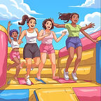 women diverse on a bouncy castle____.jpg