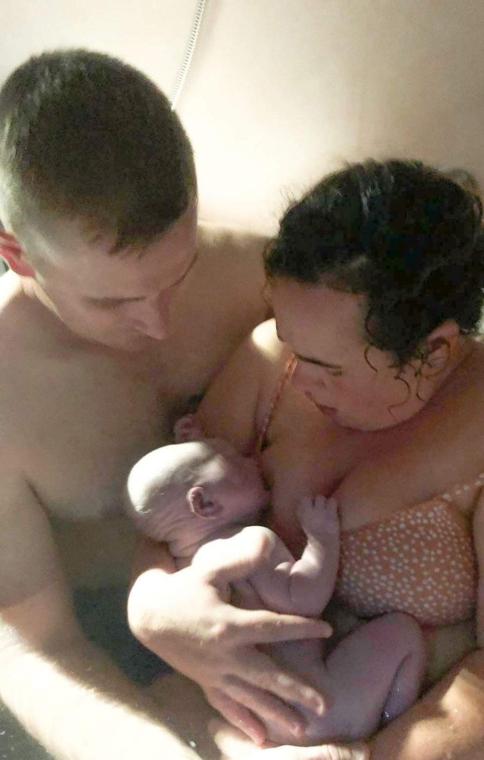 Successful VBAC waterbirth