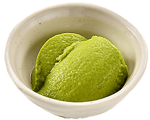 デザート:抹茶プリン:西尾の抹茶100%の濃厚プリン.png