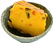 ケーキ・フルーツ:しっとりかぼちゃケーキ:かぼちゃの甘みを活かしたケーキで