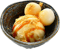 デザート:黒蜜きなこアイス:黒蜜ときな粉の和スイーツです.png