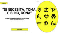“Si necesita, toma y, si no, dona”