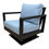 Thumbnail: Josey Swivel Chair (Black/Bliss Dew)