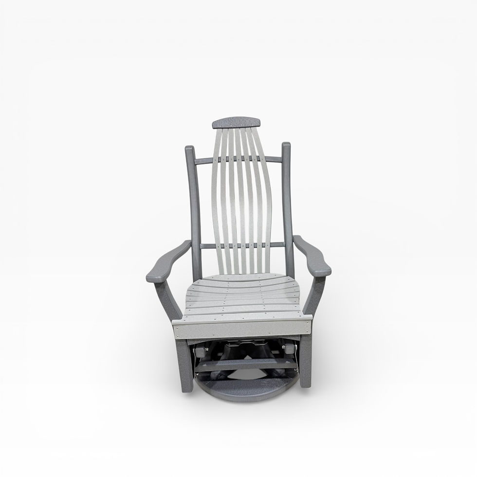 Thumbnail: Woodland Swivel Glider (Dove/Dark Gray)