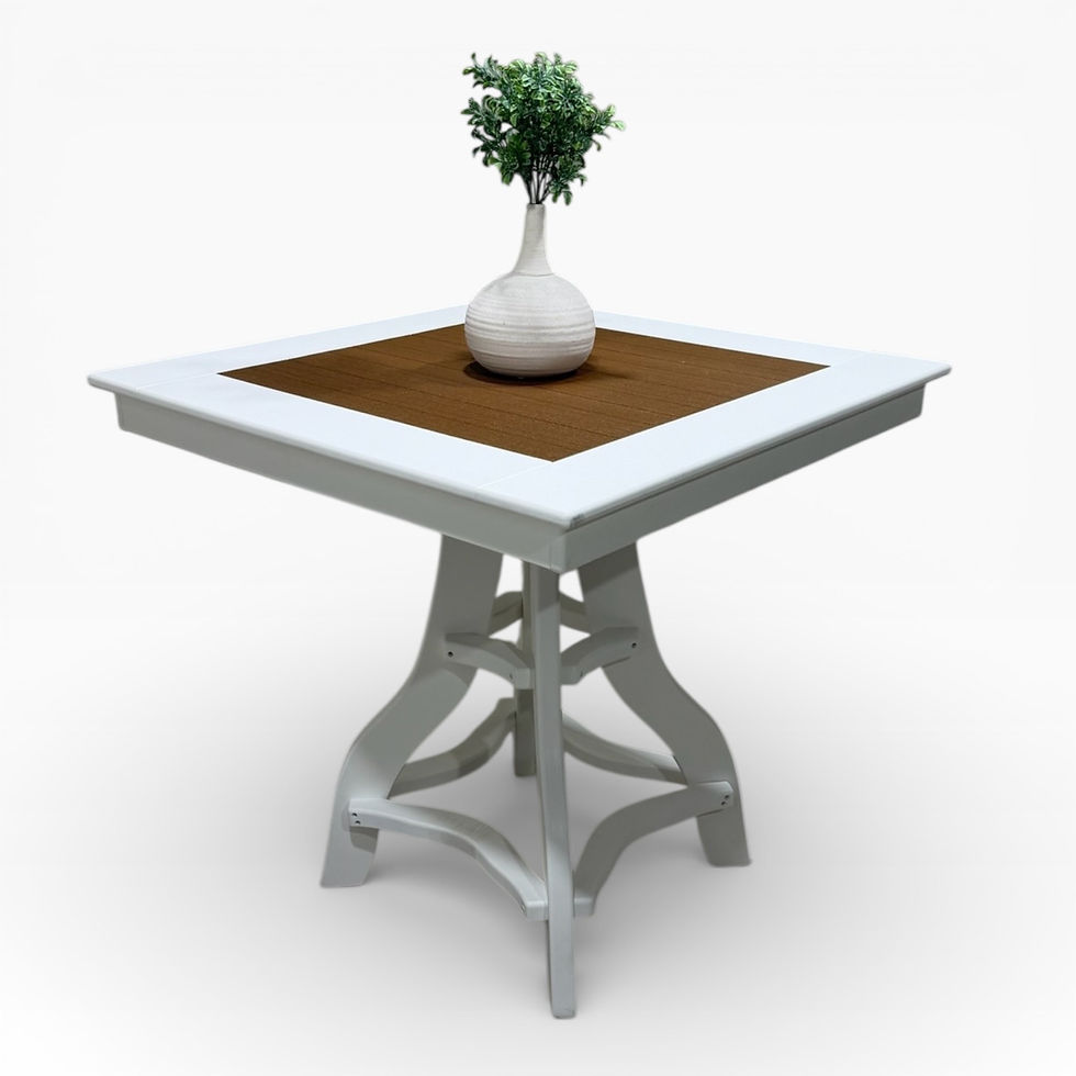 Thumbnail: Contempo Bistro Set (Mahogany on White)