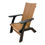 Thumbnail: Island Raised Adirondack Chair (Mahogany/Black)