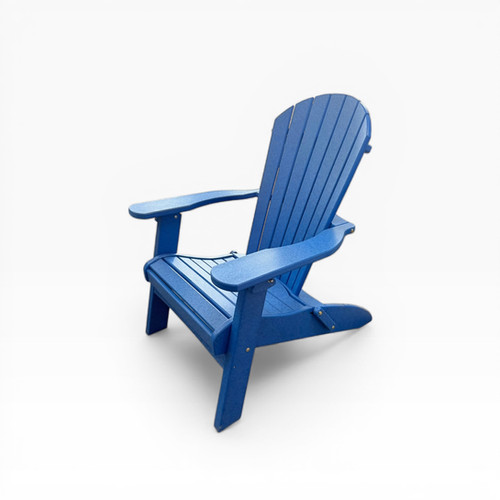 Beach Folding Chair (Bright Blue) | Poly Furniture Of Williamsburg