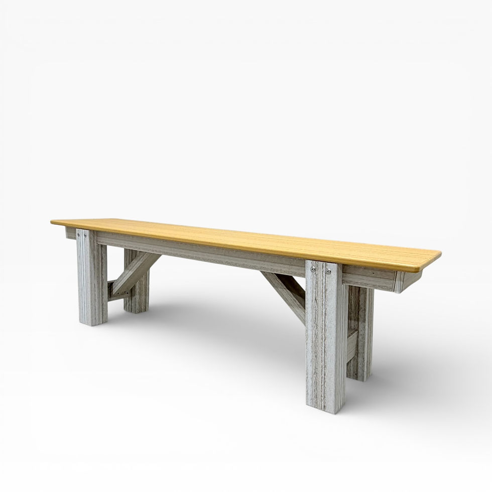 Thumbnail: Rest Easy Dining Set (Teak/Seashell)