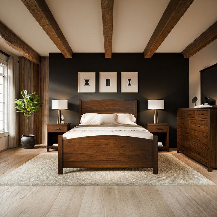 Thumbnail: Addie Queen Bedroom Suite (Brown Maple/Boston)