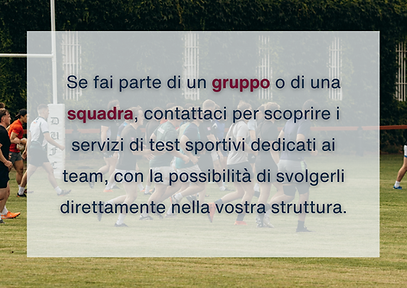 test atletici di squadra