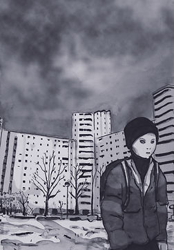 MORGEN__Ink/Watercolour on Paper_30x40cm