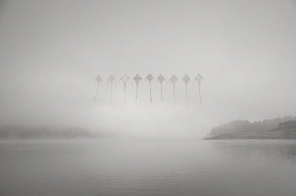 nine kites and invisible lines 2021