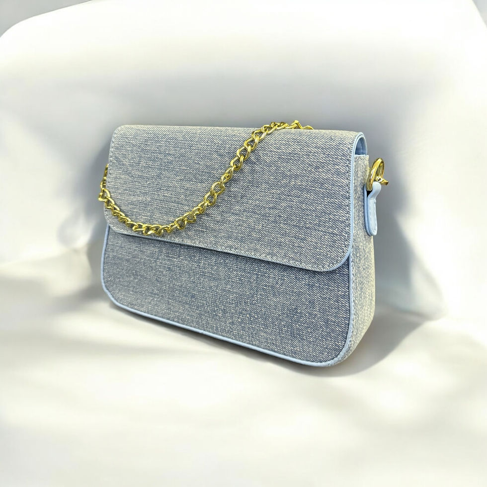 College Denim Bag