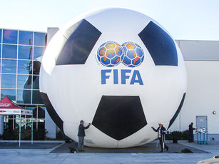 giant inflatable soccer ball FIFA