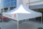 White canopy labeled "Teacher Preparation" with Long Beach City College logo.