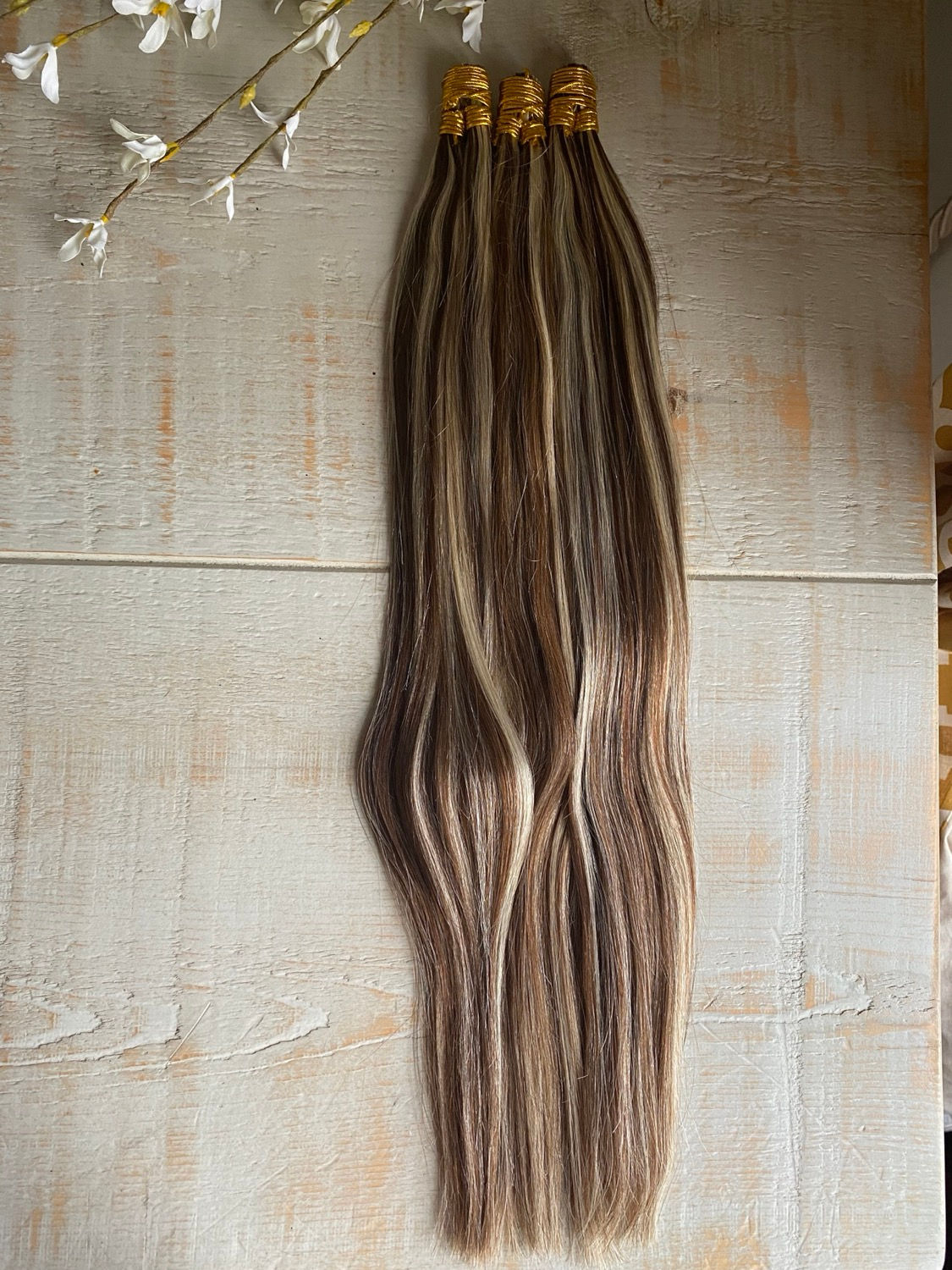 I Tips/ Stick Tips  Human Hair Extensions - #4/613