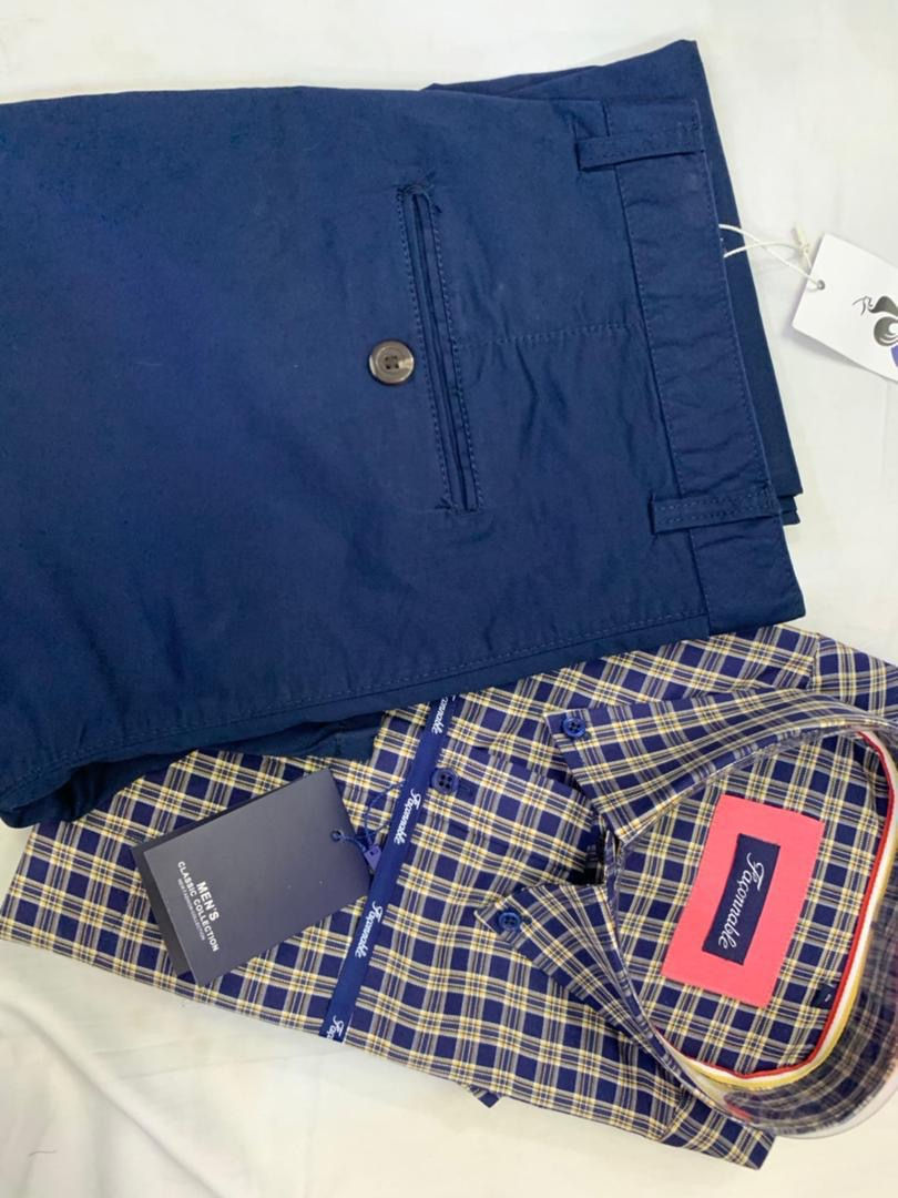 Miniature : Complet chemise et Pantalon kaki
