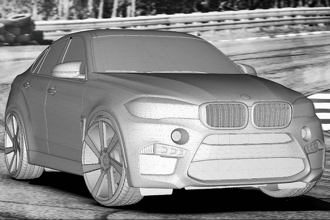 BMW 3D Model Car