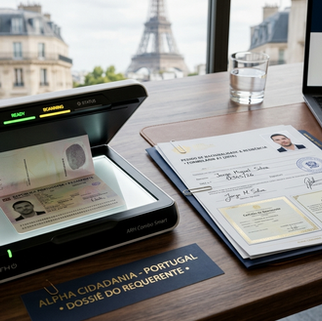 Dossiê para cidadania portuguesa.