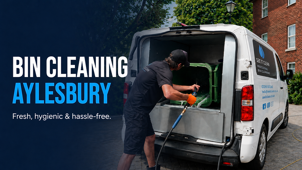 Professional wheelie bin cleaning in Aylesbury