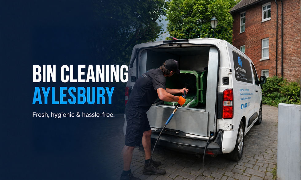 Professional wheelie bin cleaning service in Aylesbury