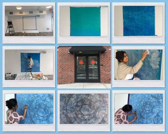 Mandala Mural by Vidya Shyamsundar