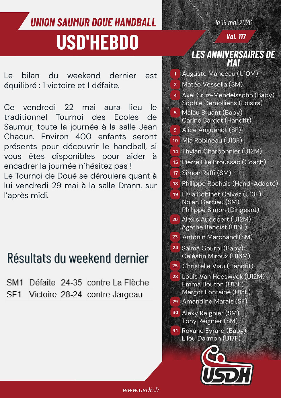 USD'HEBDO N°117