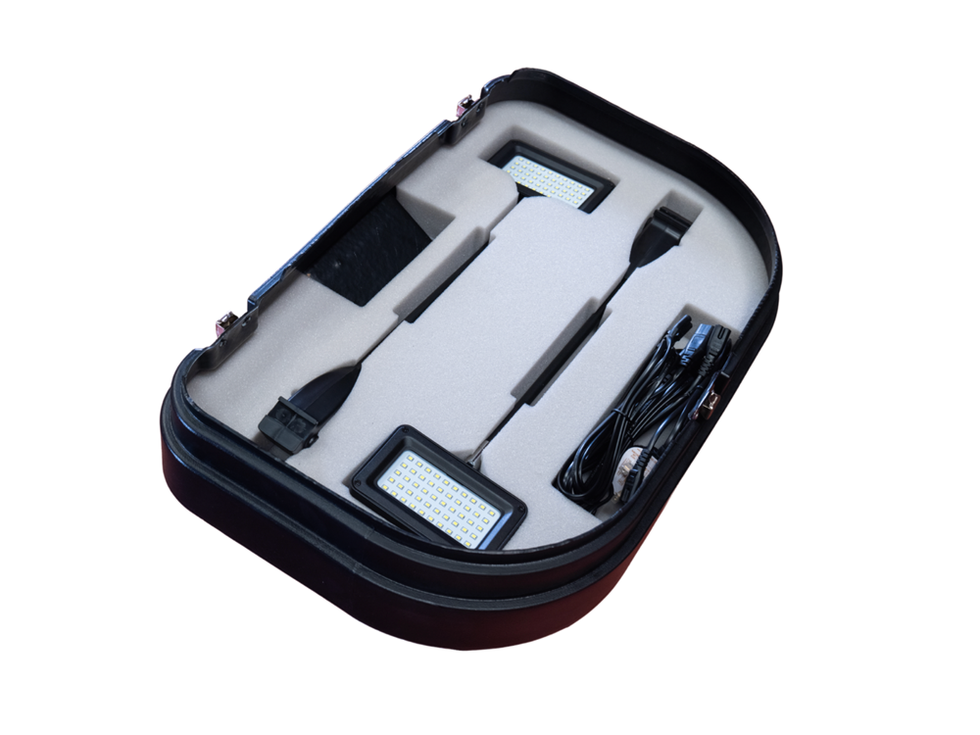 spotlights in storage case image