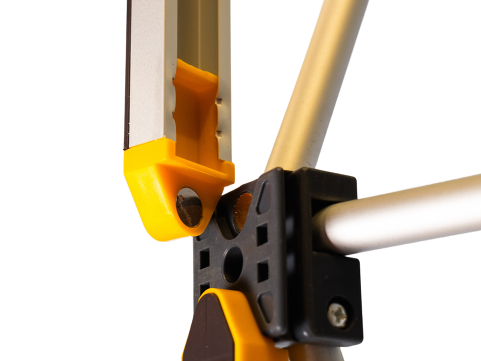 view of pop up stand framework