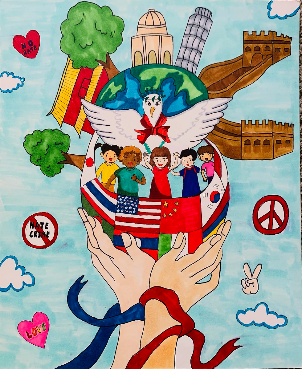 Carissa Cheang age 10 Peace Love and Unity