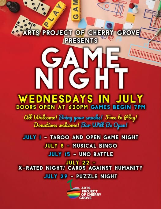APCG Community Game Night: Taboo and Open Games