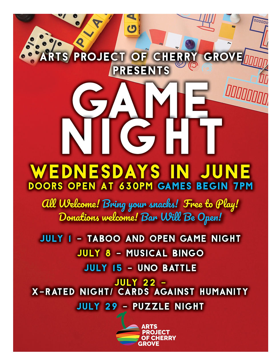APCG Community Game Night: X-Rated / Cards Against Humanity
