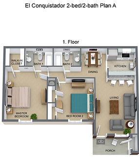 Two Bedroom Plan A