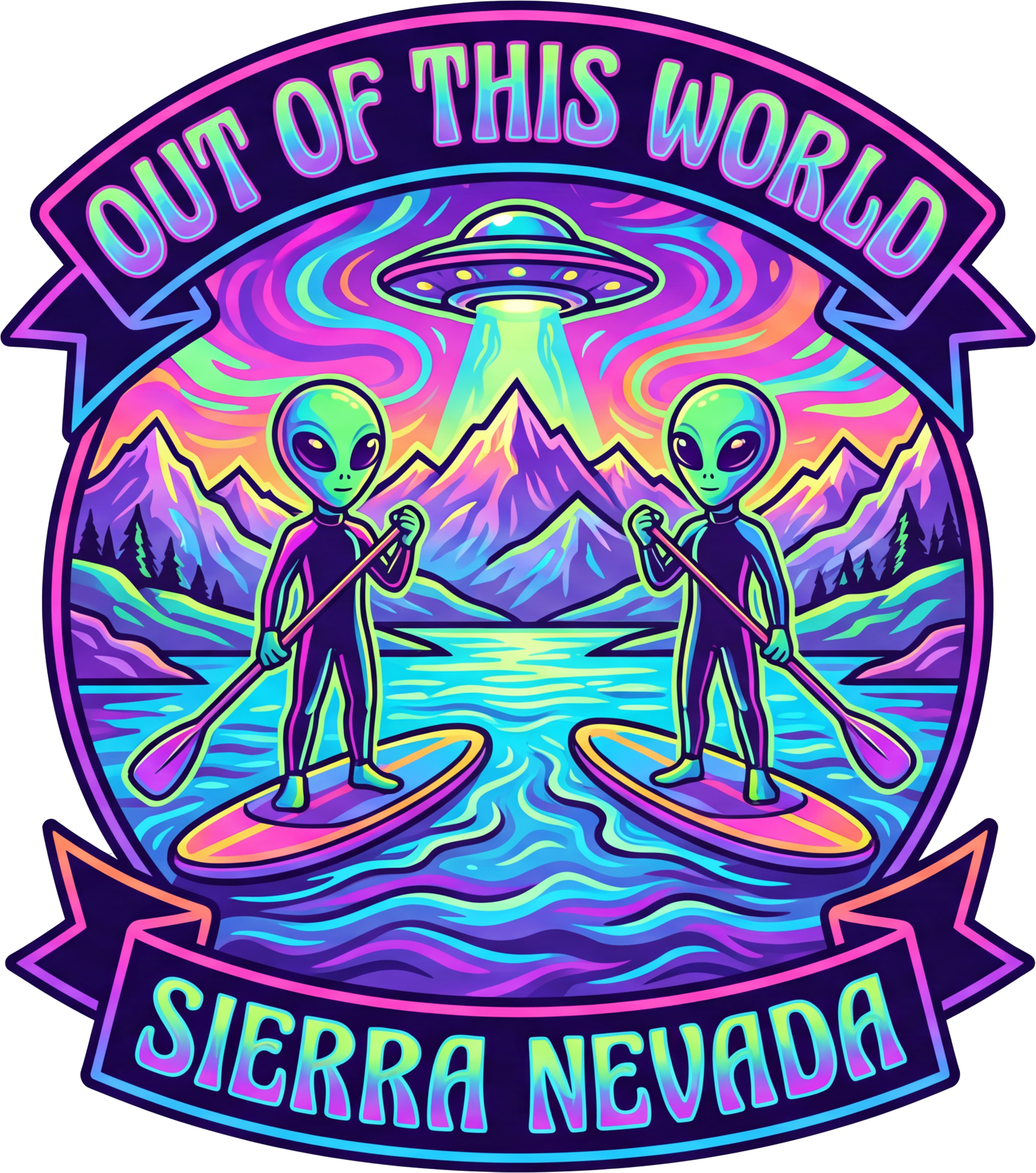Out Of This World Sticker