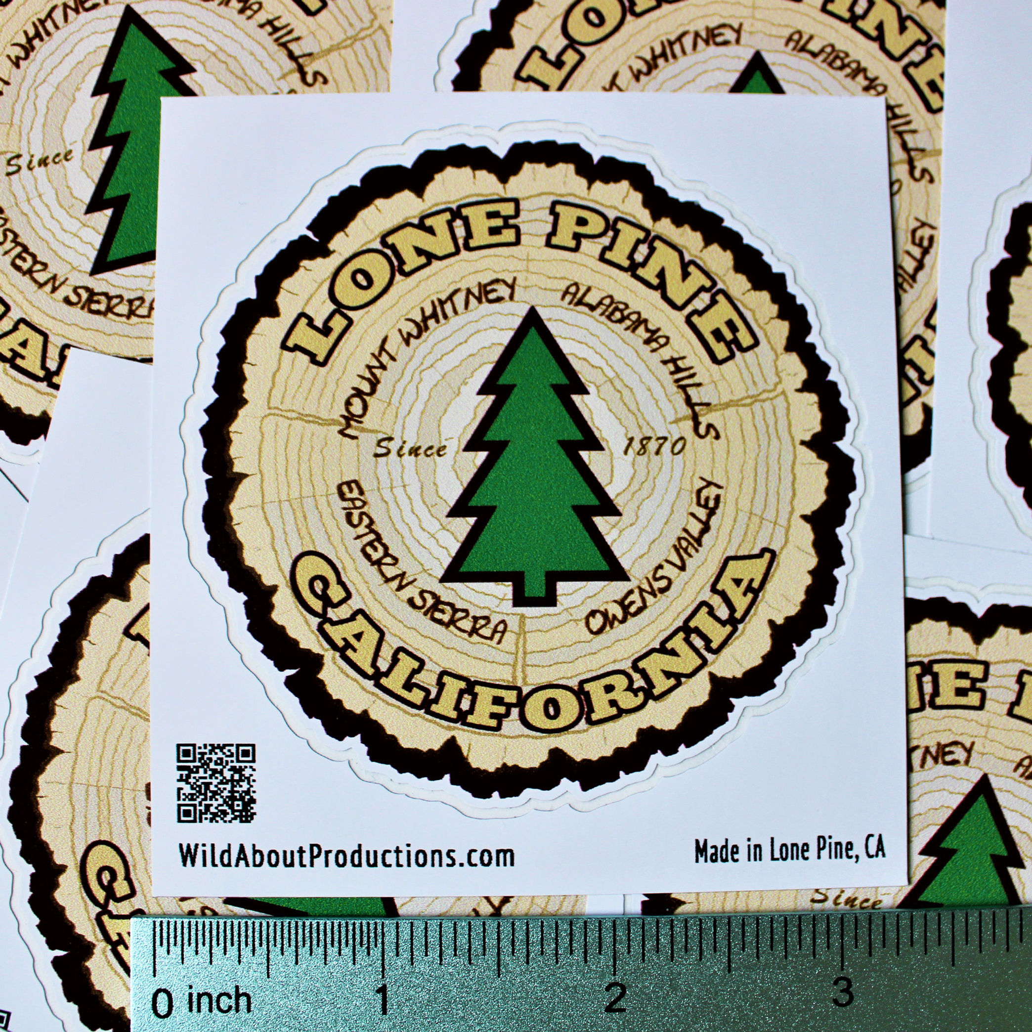 Lone Pine Log Sticker