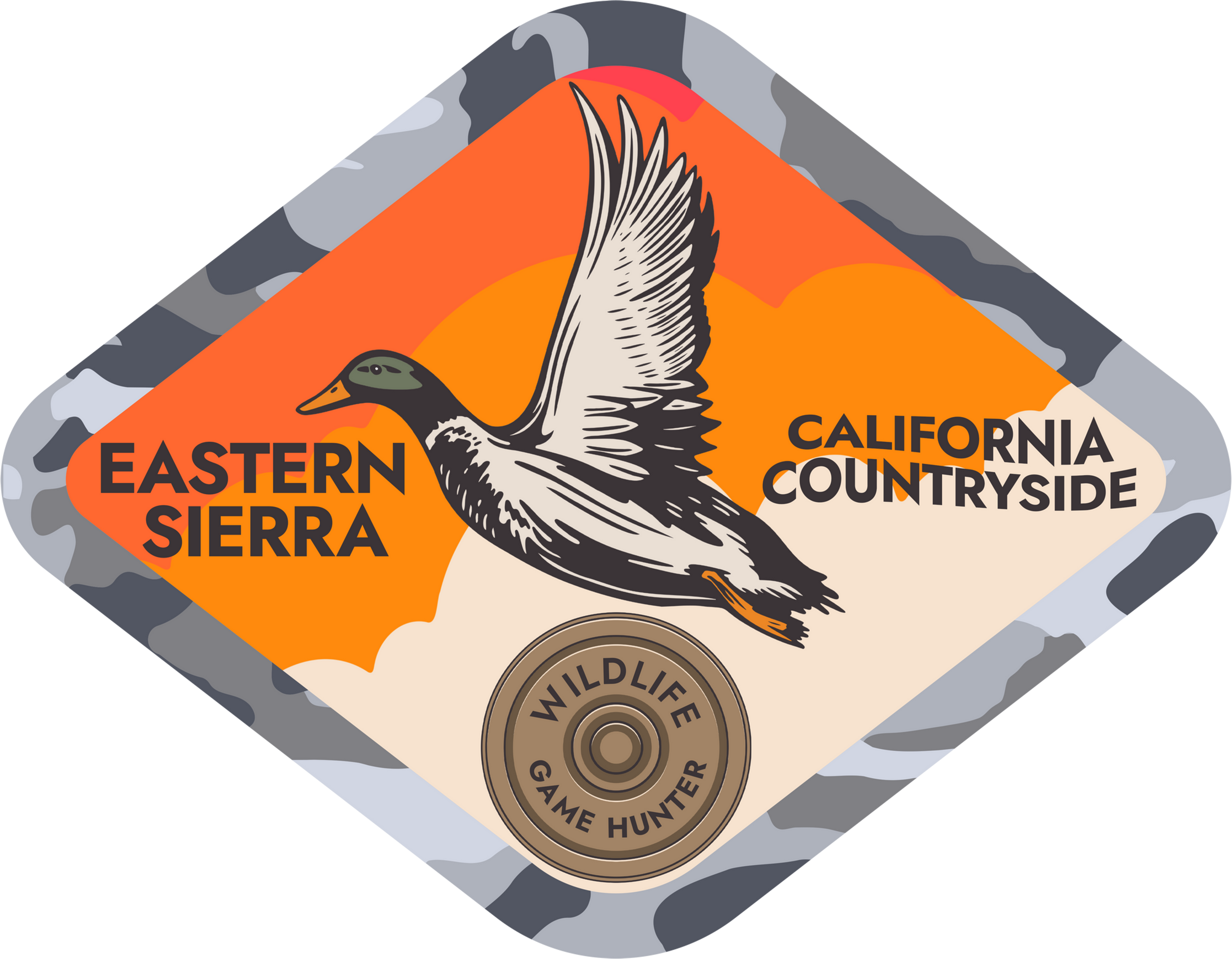 Eastern Sierra Duck Hunting Sticker