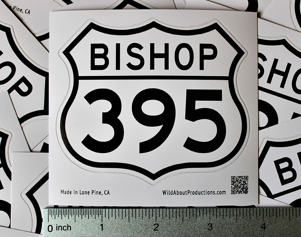 Thumbnail: US 395 Sign Sticker (Variations/Towns)