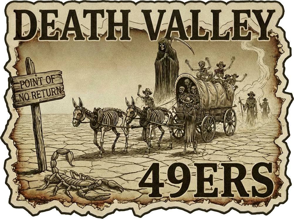 Death Valley 49ers Sticker