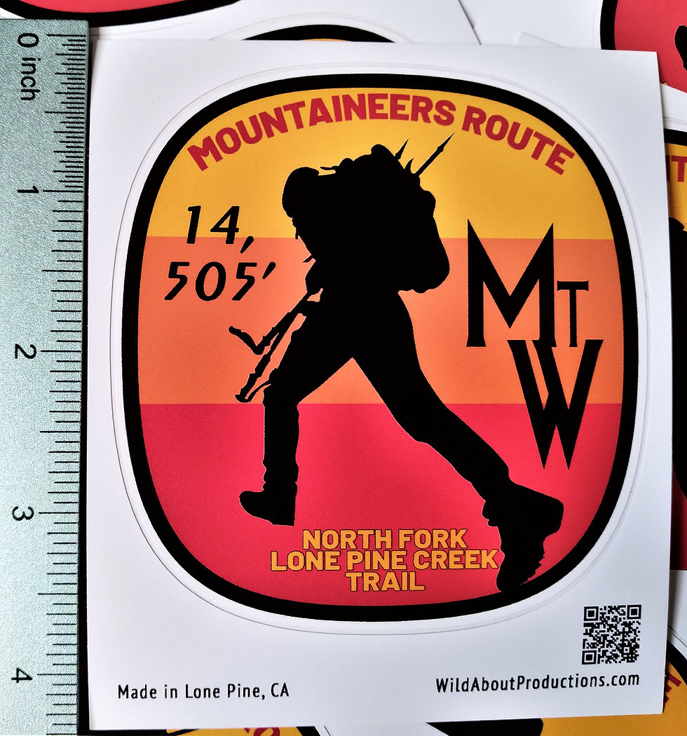 Mountaineers Route Sticker