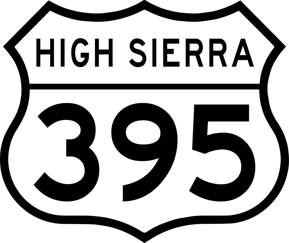 Thumbnail: US 395 Sign Sticker (Variations/Towns)