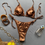 Miniatura: Bikini dos piezas metalizado