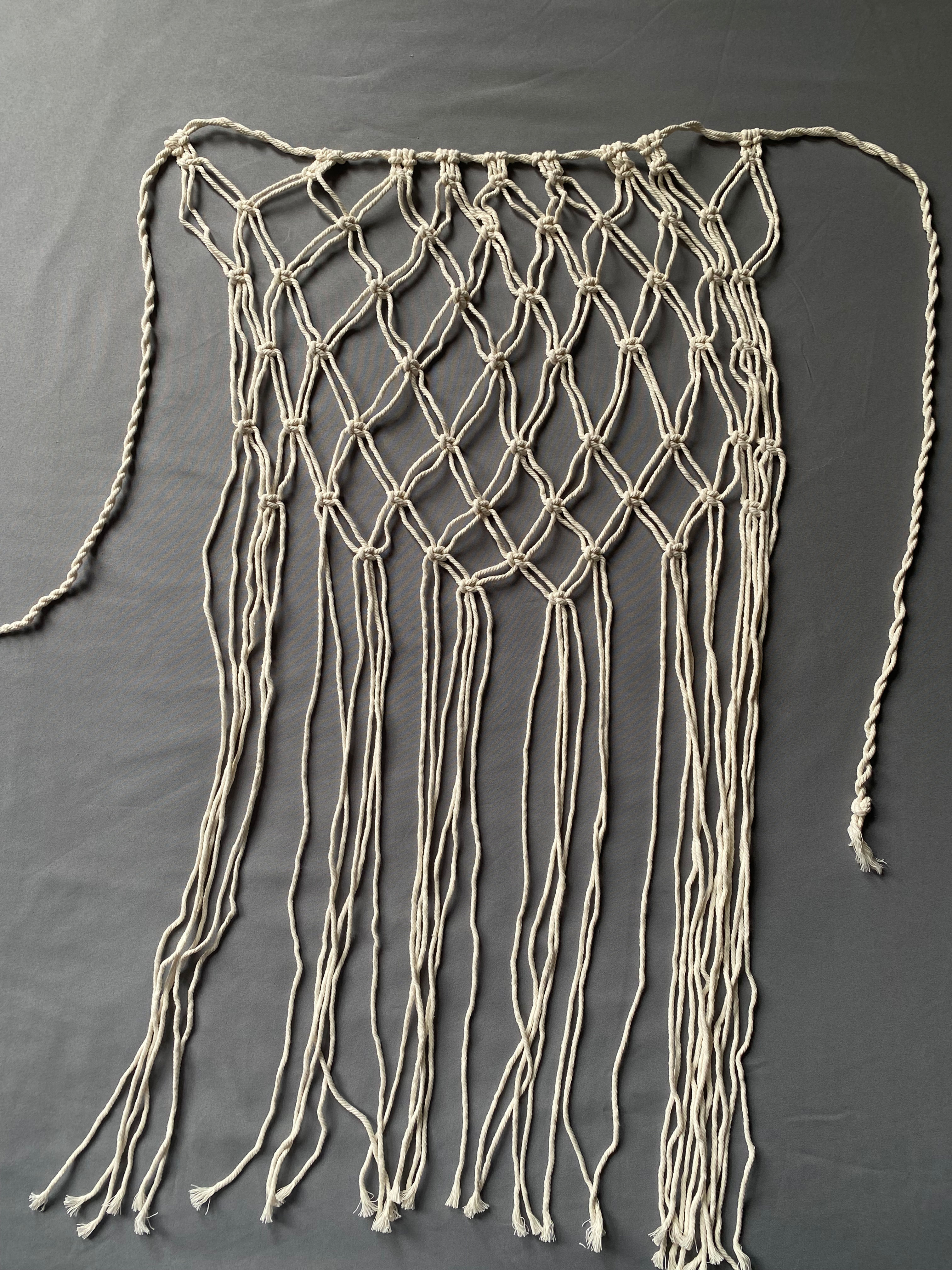 Cinturón tejido crochet estilo boho