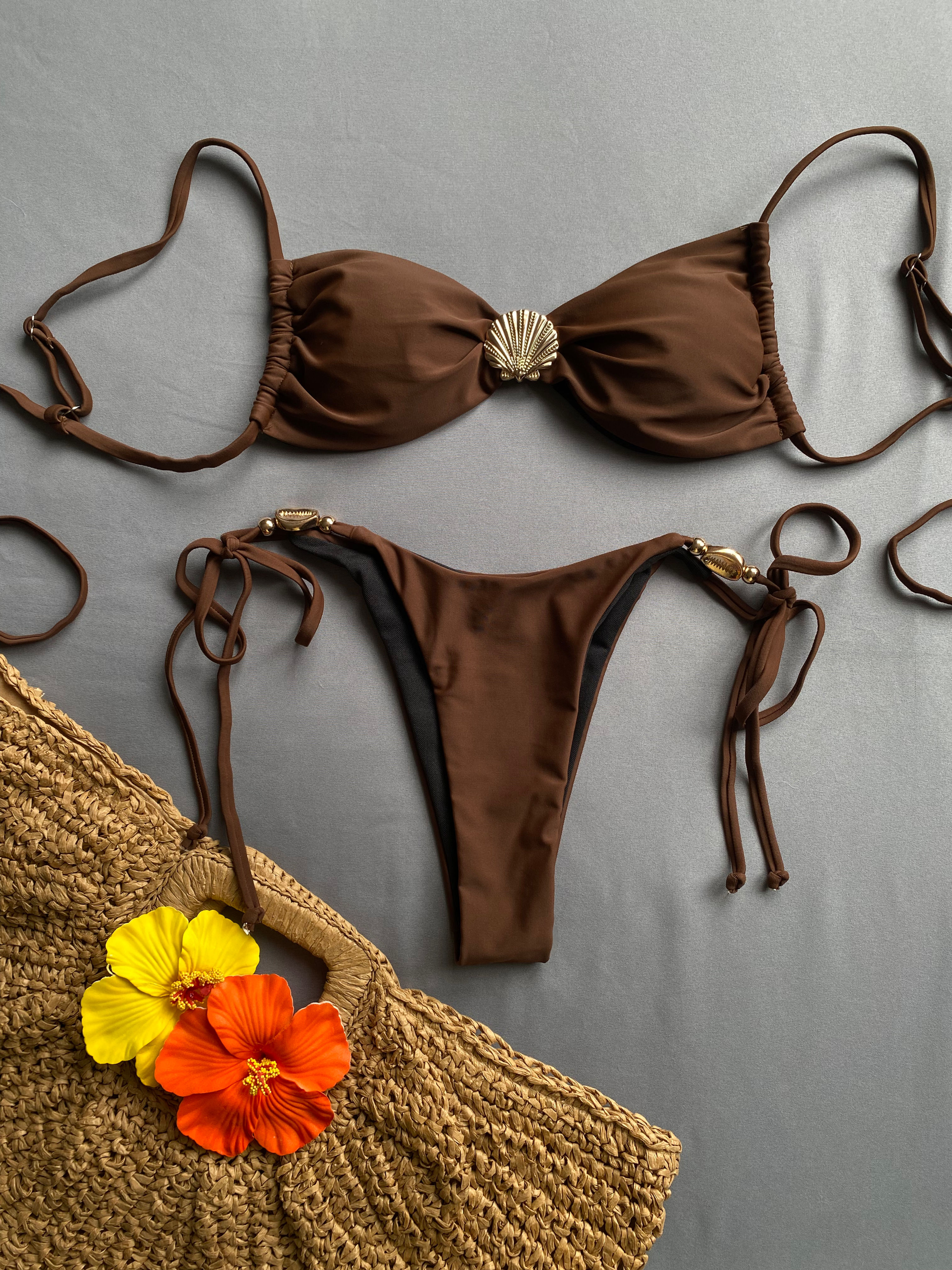 Bikini dos piezas sin pareo