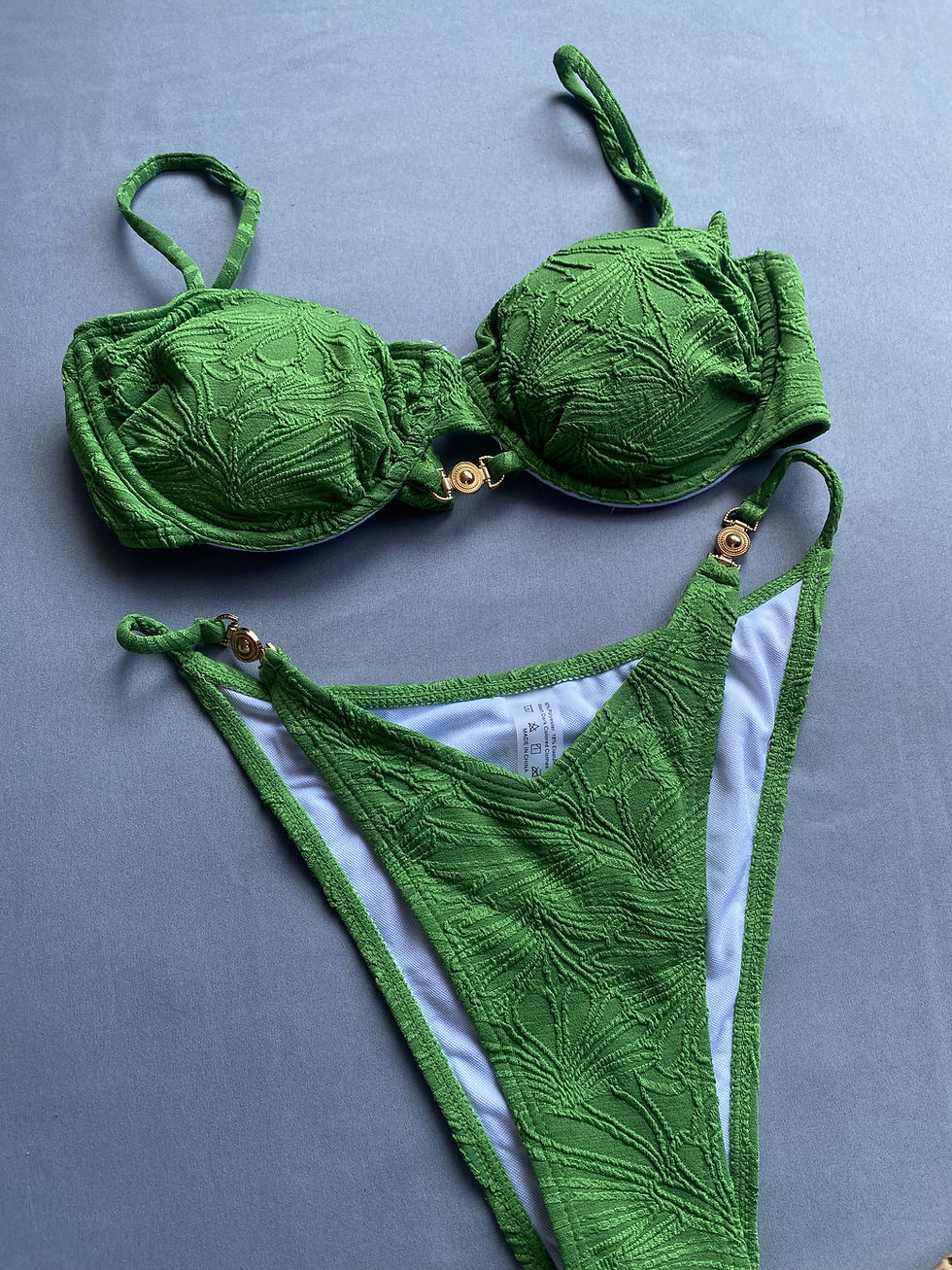 Miniatura: Bikini dos piezas underware de textura 