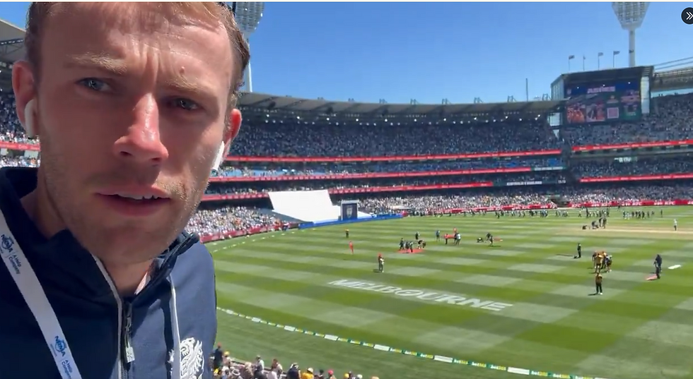 Harry Everett Ashes Diary