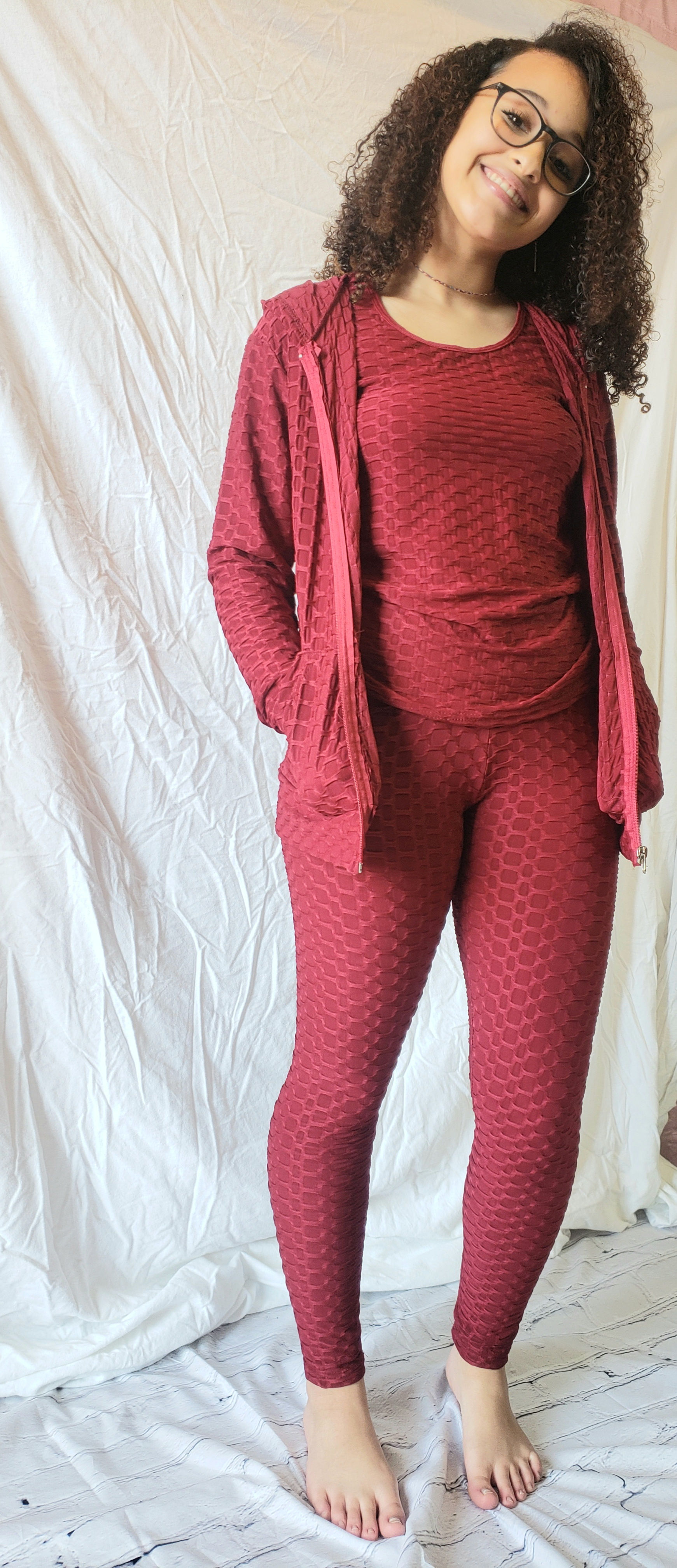 Honeycomb leggings set