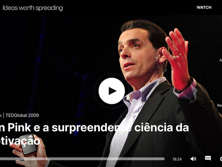 TED: A Surpreendente ciência da motivação com Dan Pink