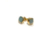 BESPOKE Cushion Cut Aquamarine Cabochon Earrings